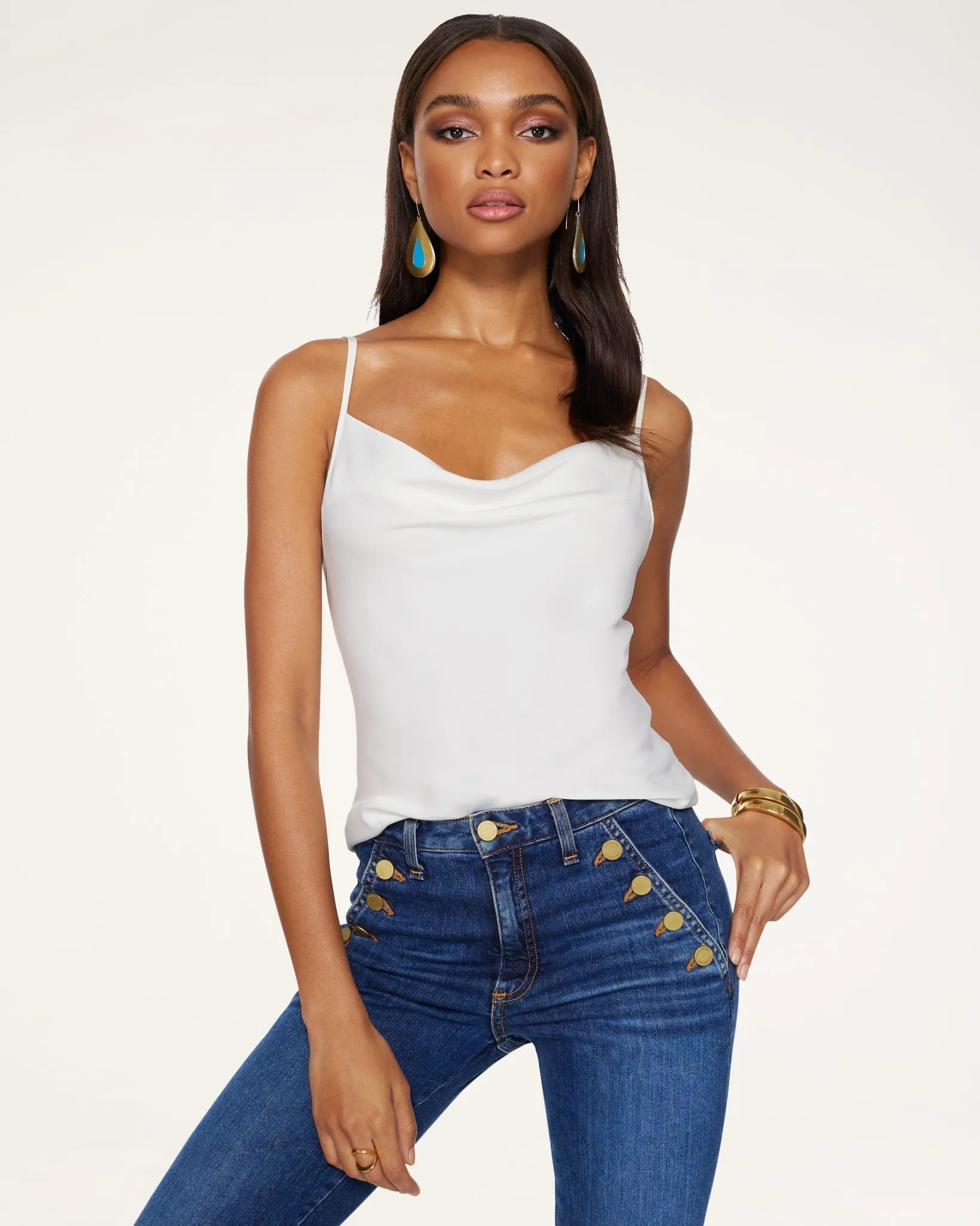 Abigail Cowl Neck Tank Top