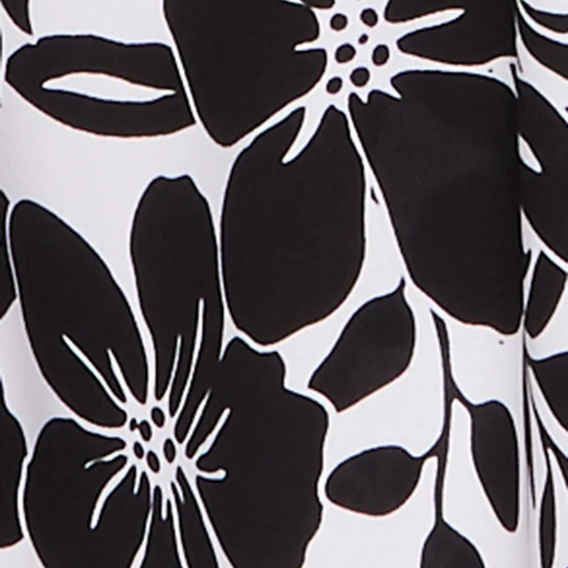 Airy Floral Print Empire Waist Maxi Dress