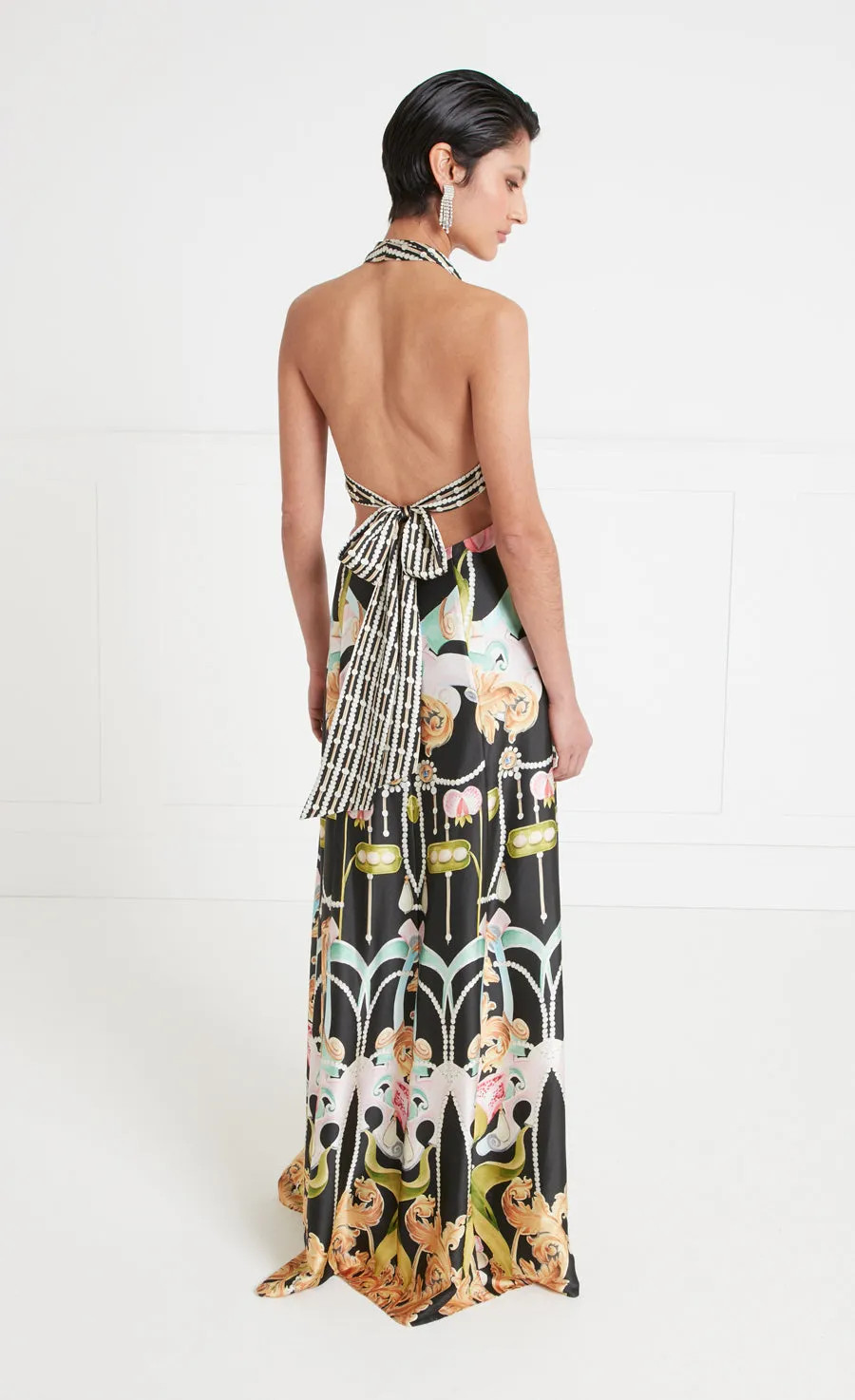Akira Halterneck Dress - Black