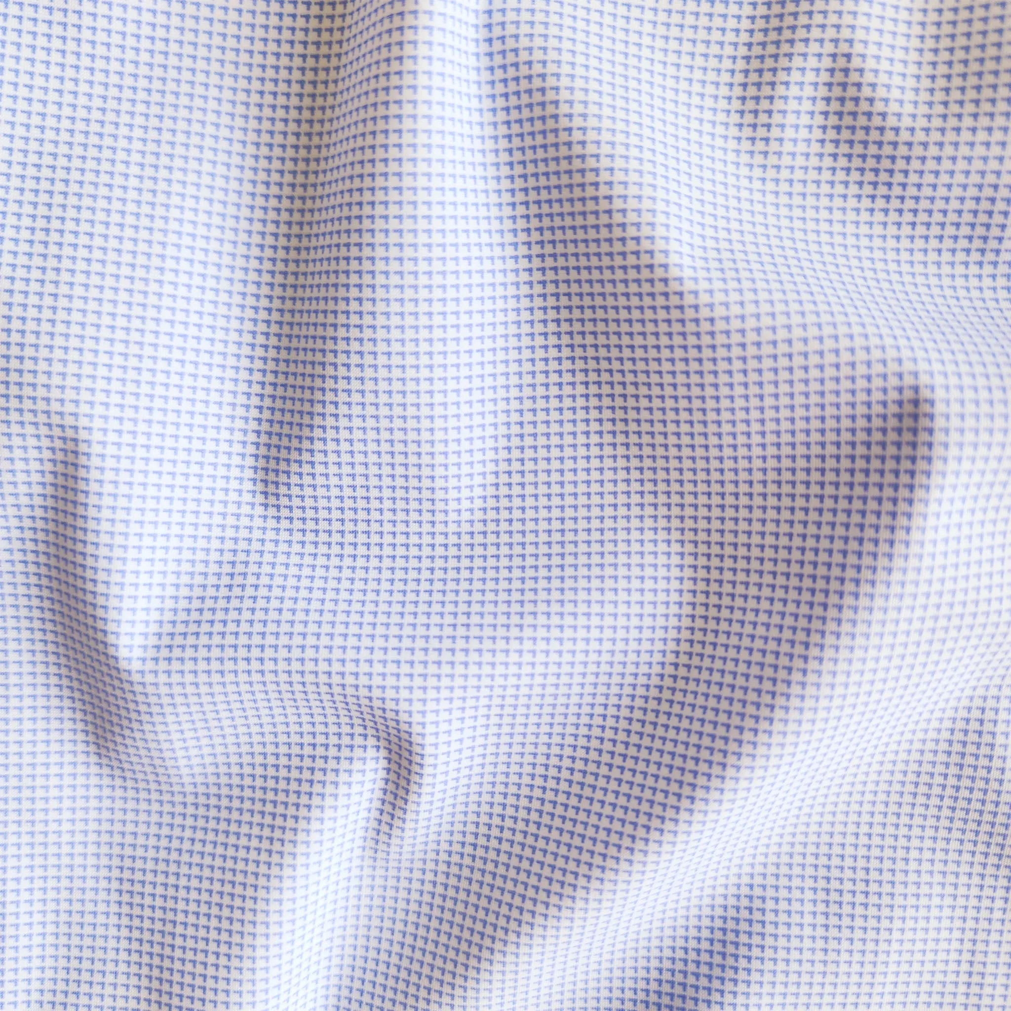 Apex Performance Dress Shirt White & Blue Cornerstone