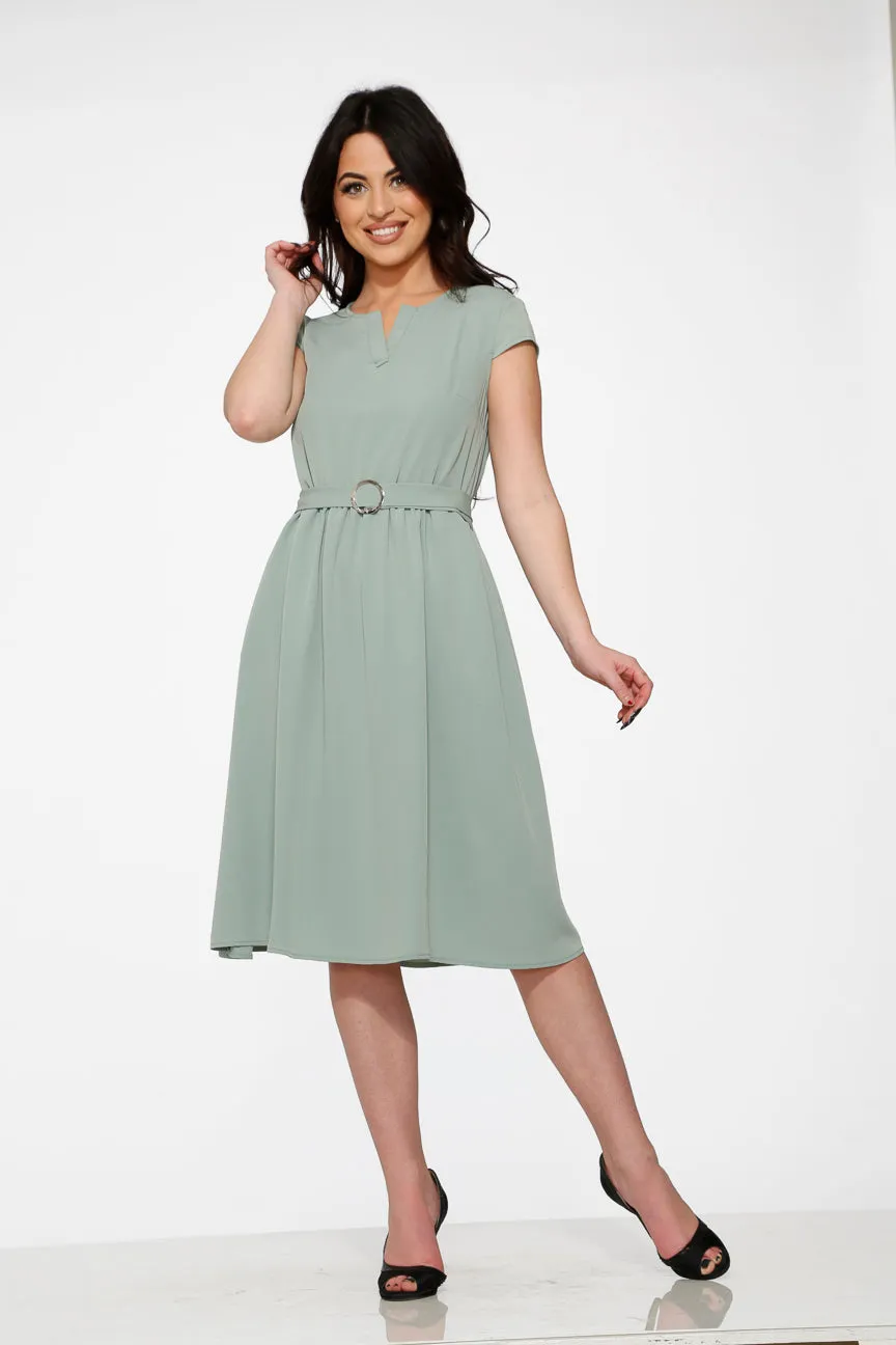 Aqua Swing Dress