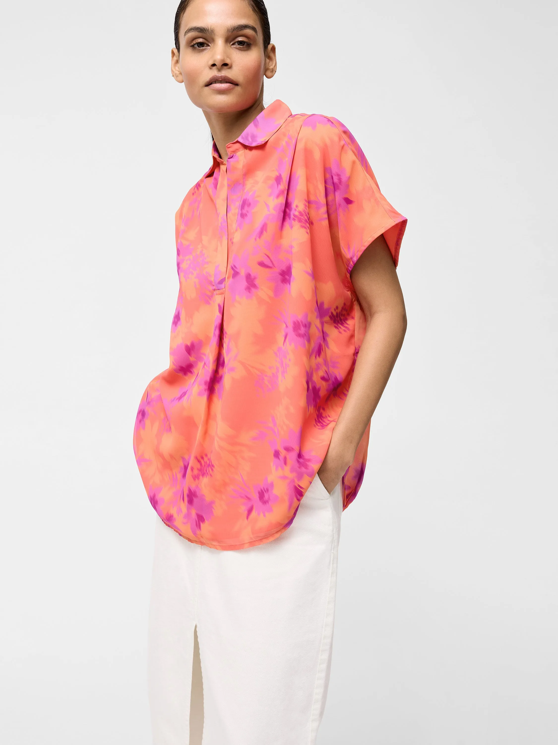 Arla Short Sleeve Popover Shirt