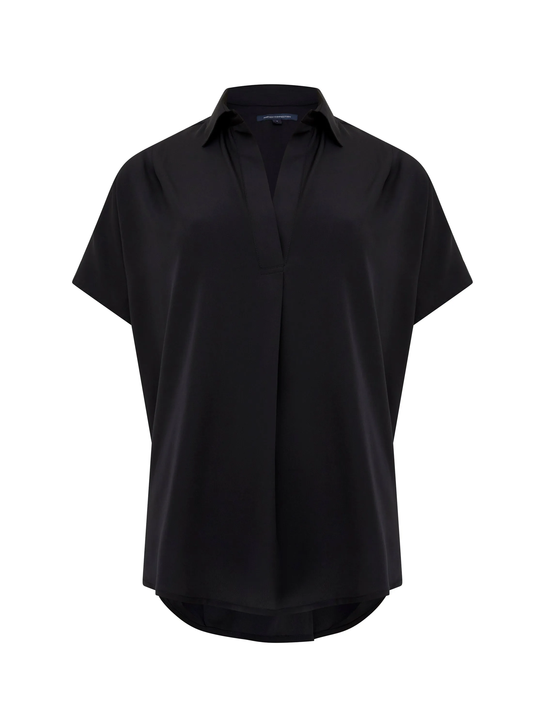 Crepe Light Recycled Popover Shirt