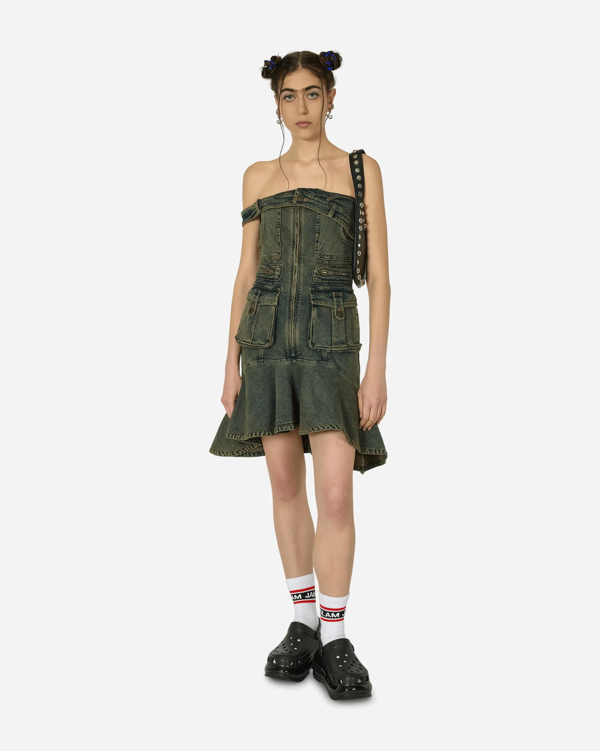Dislocation Cargo Dress Blue