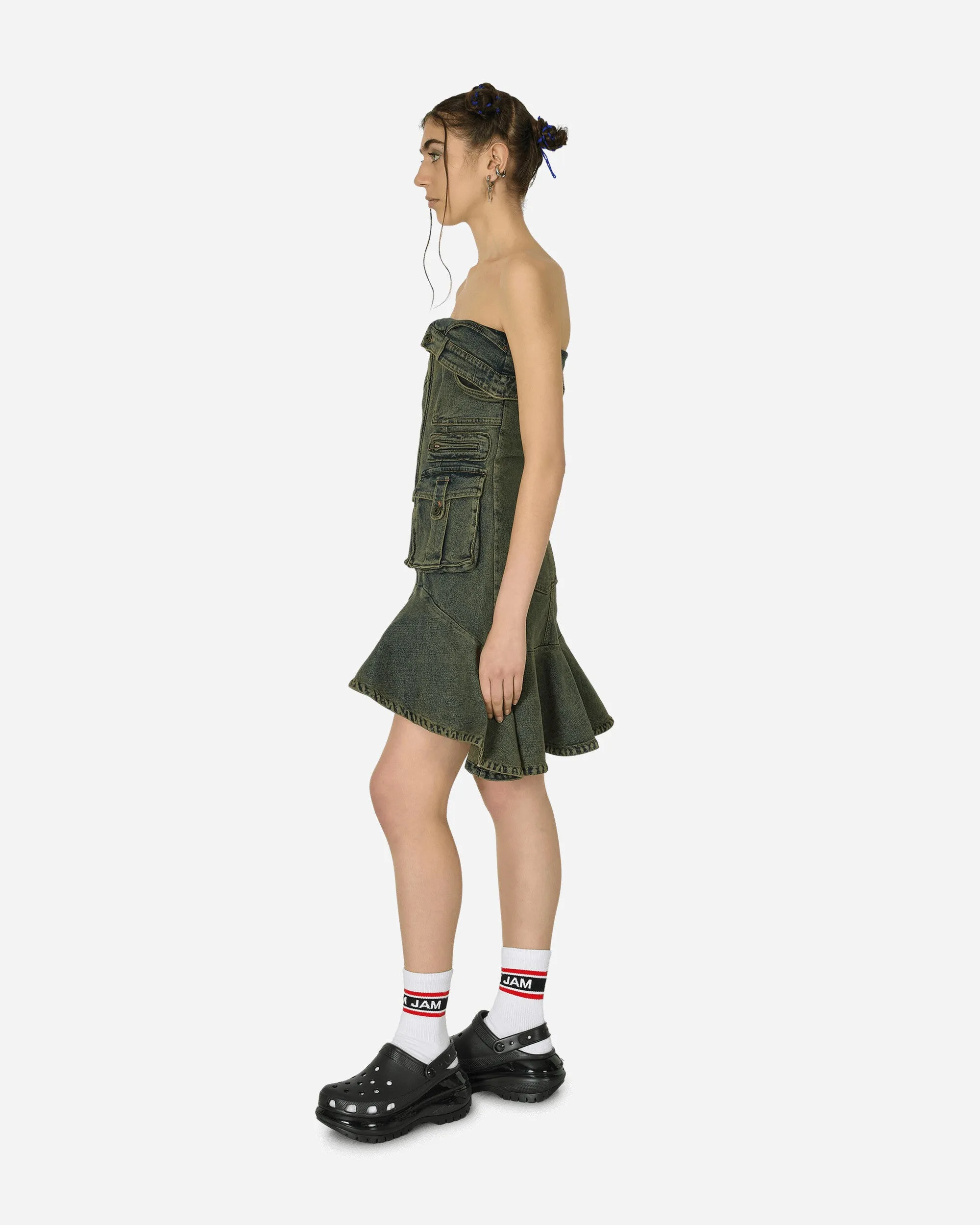 Dislocation Cargo Dress Blue