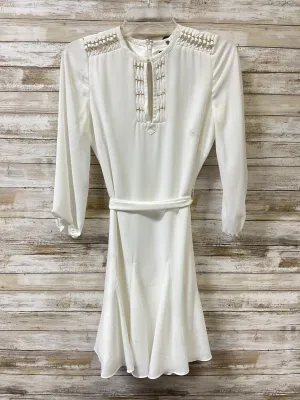 Dress Casual Short By White House Black Market In White, Size:4