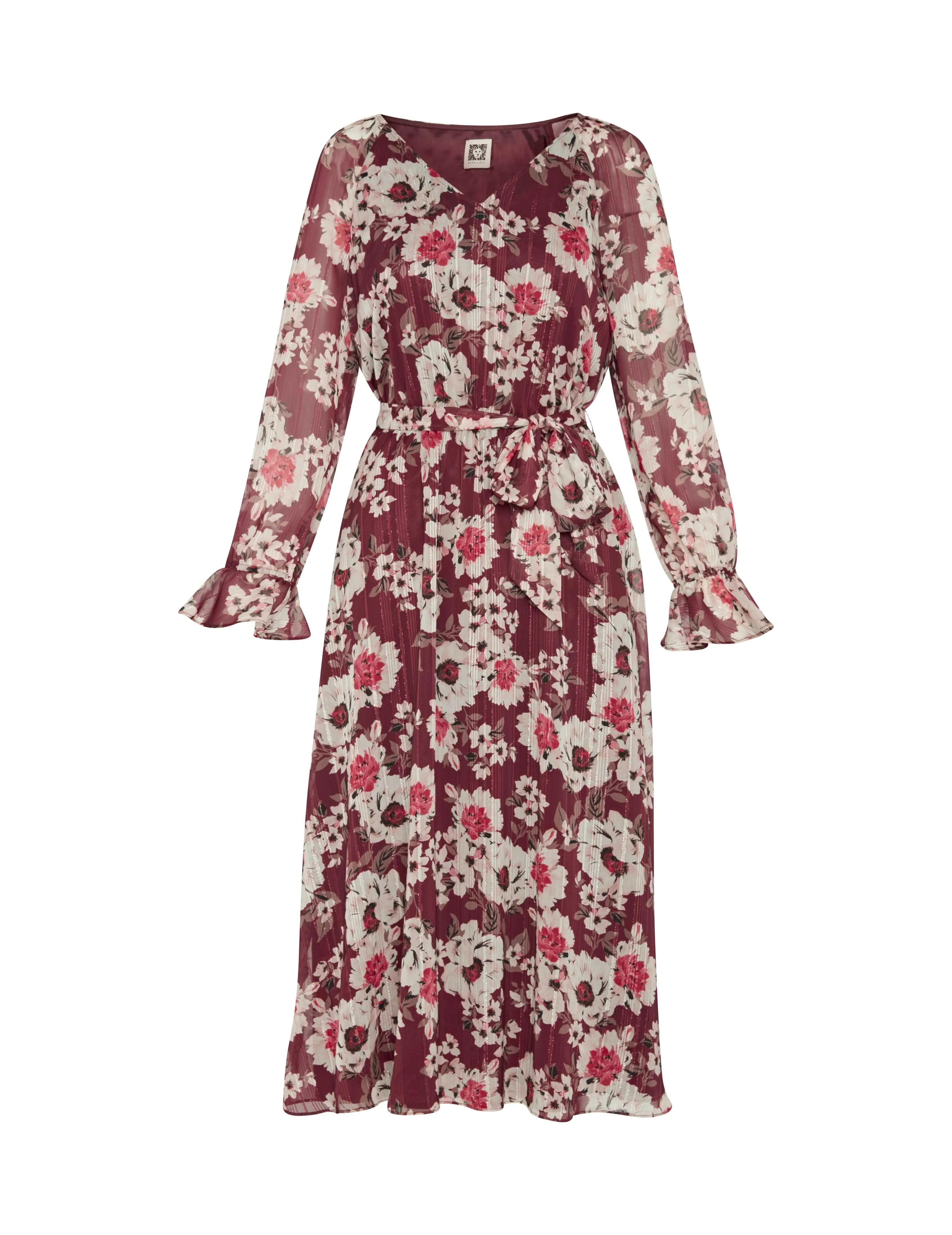Floral Print Elastic Waist Dress- Sale