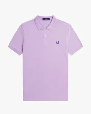 Fred Perry Plain Polo Shirt - Ultra Violet / Shaded Cobalt