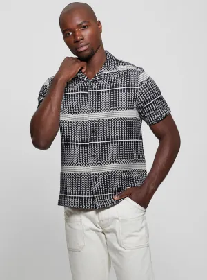 Grey Arrow Jacquard Shirt