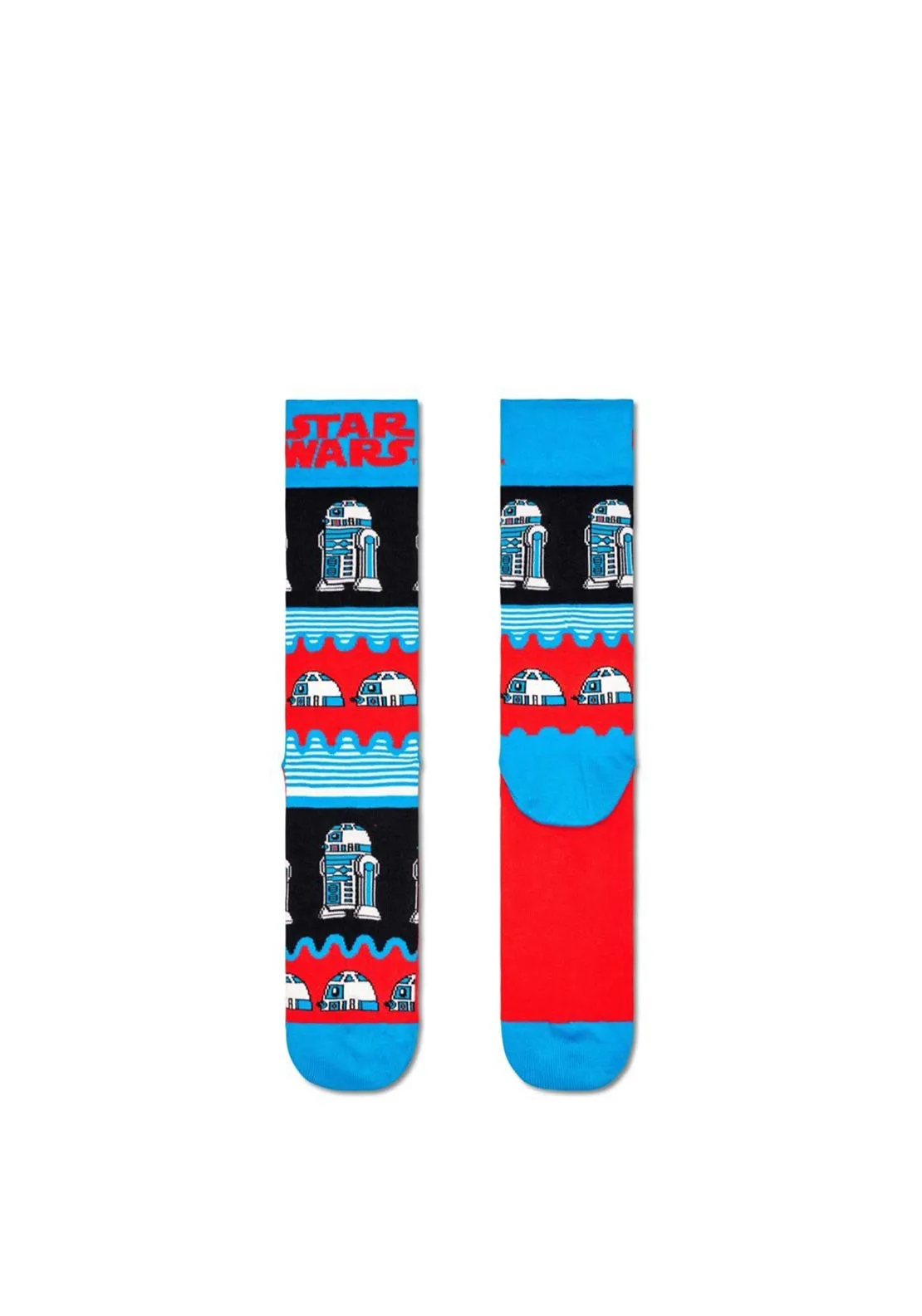 Happy Socks Robot Socks, Red Multi EU41-46