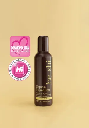 He-Shi Express Liquid Tan for Him & Her, Medium