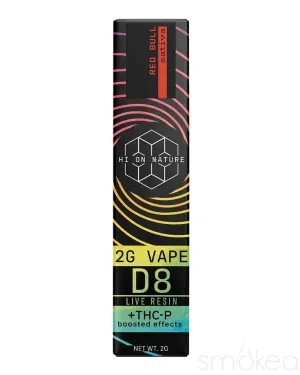 Hi On Nature 2g Delta 8   THCP Live Resin Vape - Energy Drink
