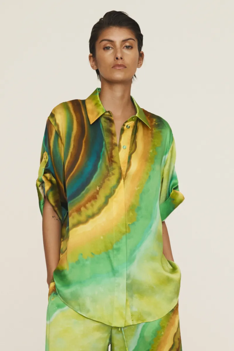 Iris Silk Shirt