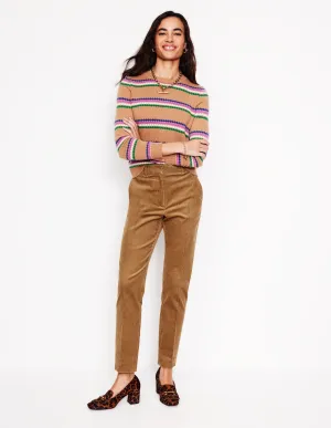Kew Cord Trousers-Camel