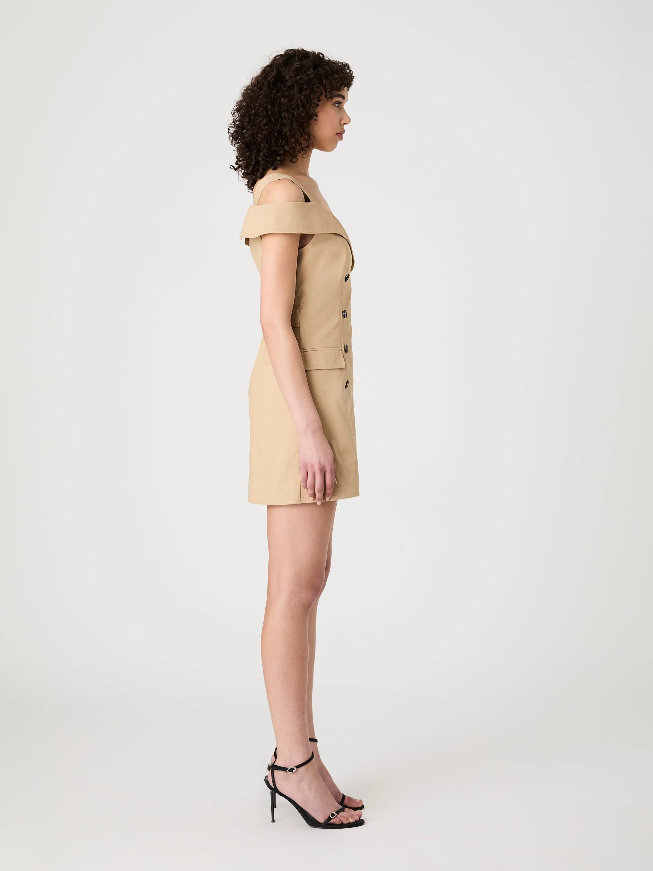 Lightweight Trench Mini Dress