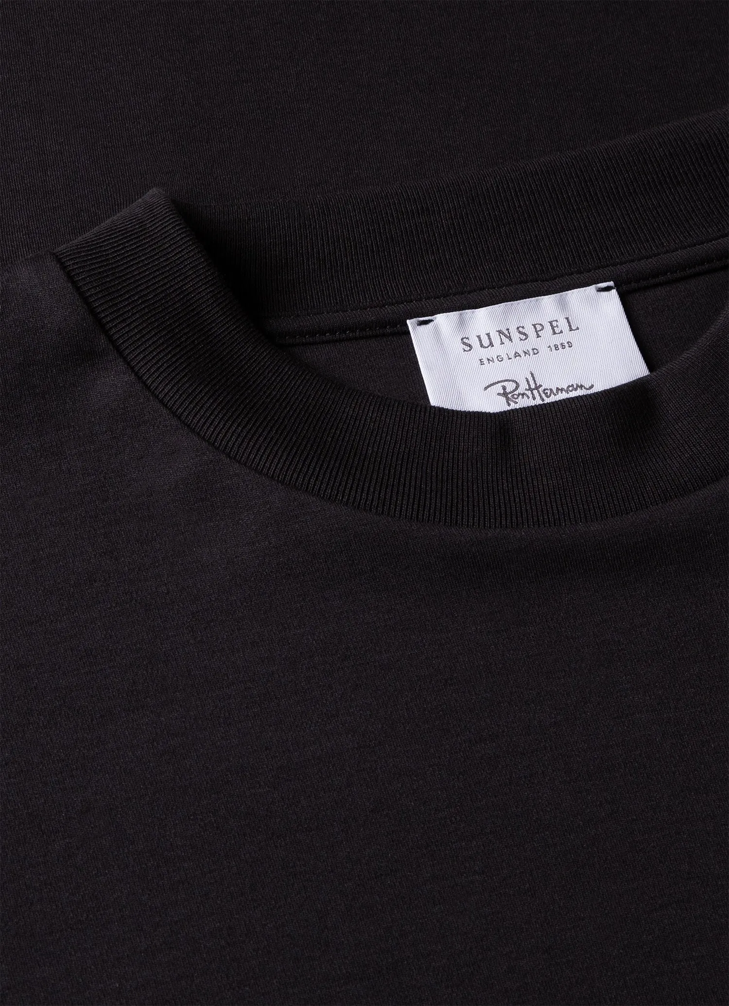 Men's Sunspel x Ron Herman T-shirt in Black