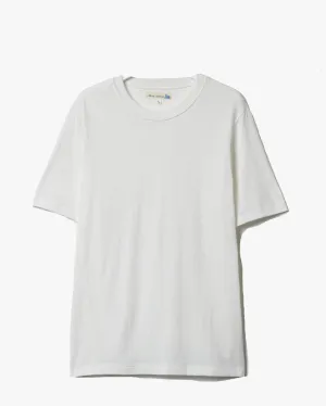 Merz b. Schwanen Good Originals 4.6oz 1940s Loopwheeled Tee - White