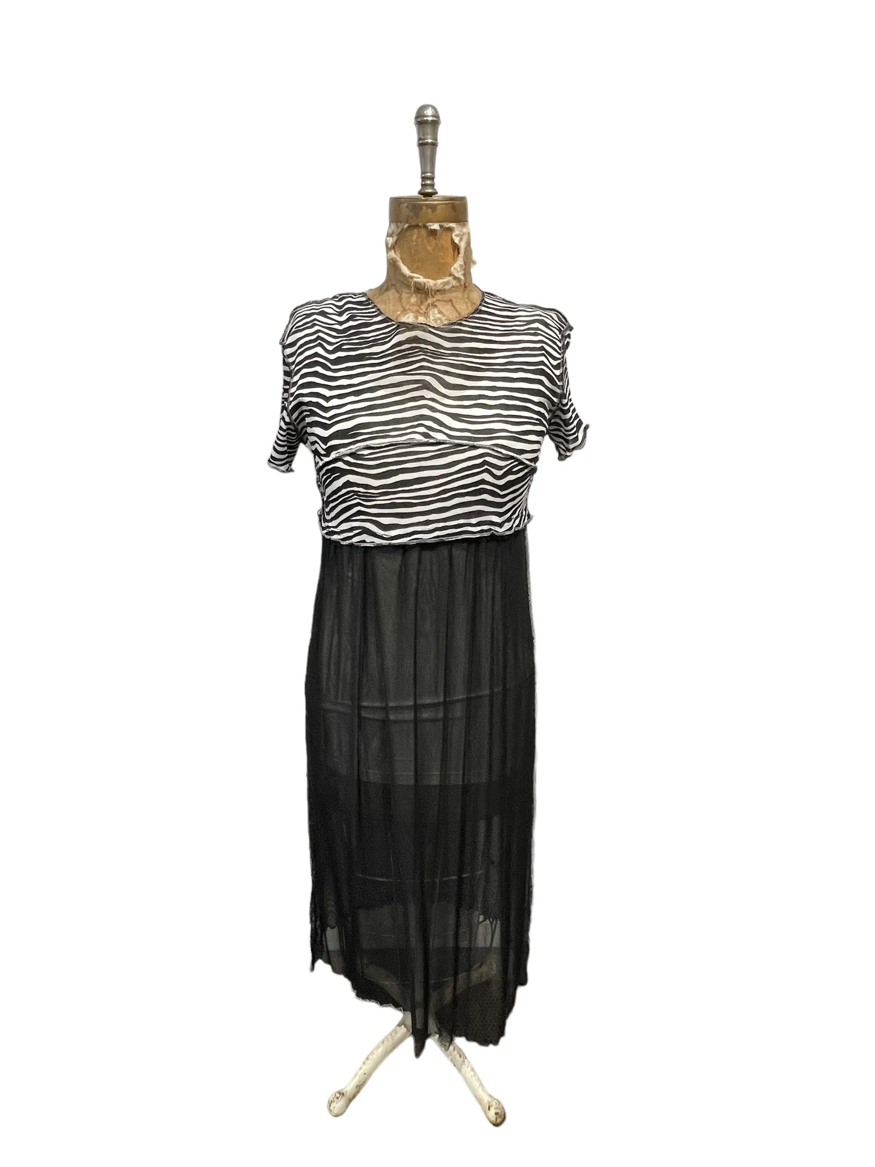 Mesh  dress long