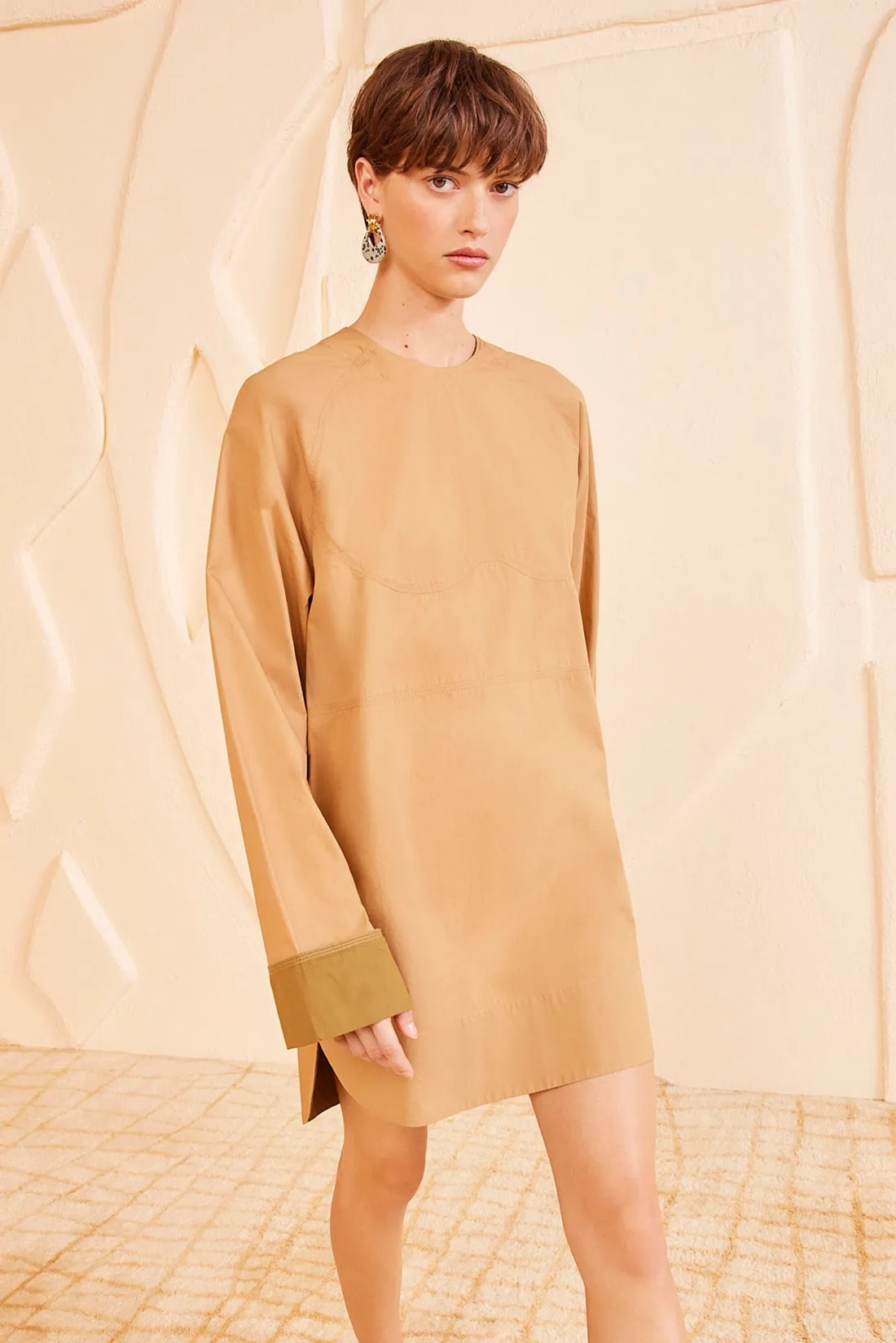 Michaela Dress - Sahara Colorblock