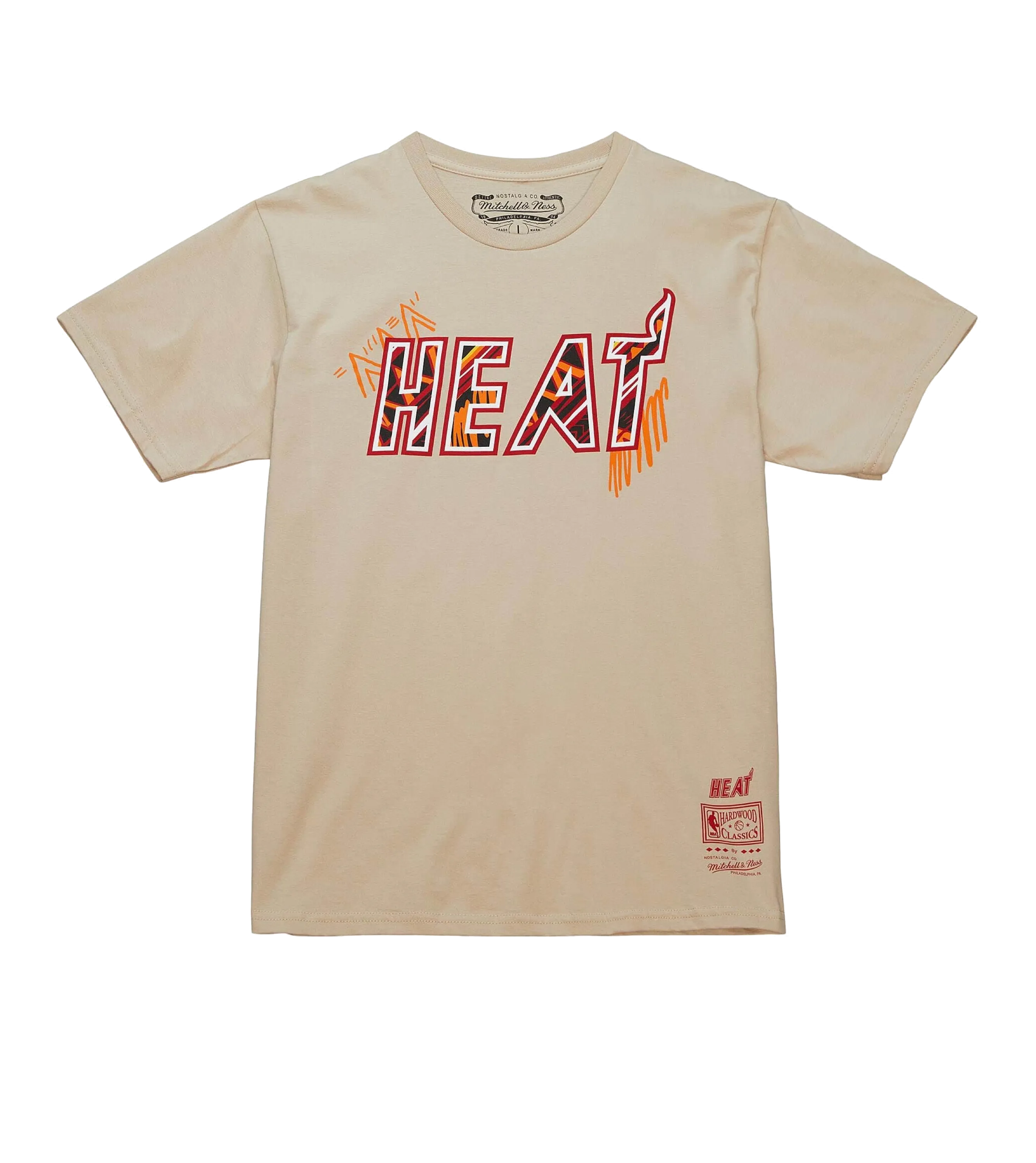 Mitchell & Ness Miami HEAT Game Day Pattern Tee