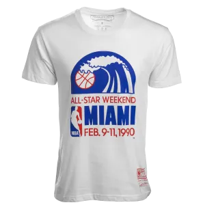 Mitchell and Ness Miami HEAT 1990 All-Star Tee