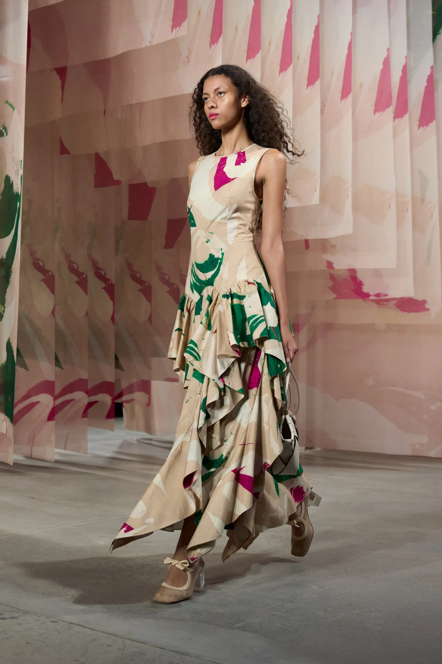 Mural Dress - Comet
