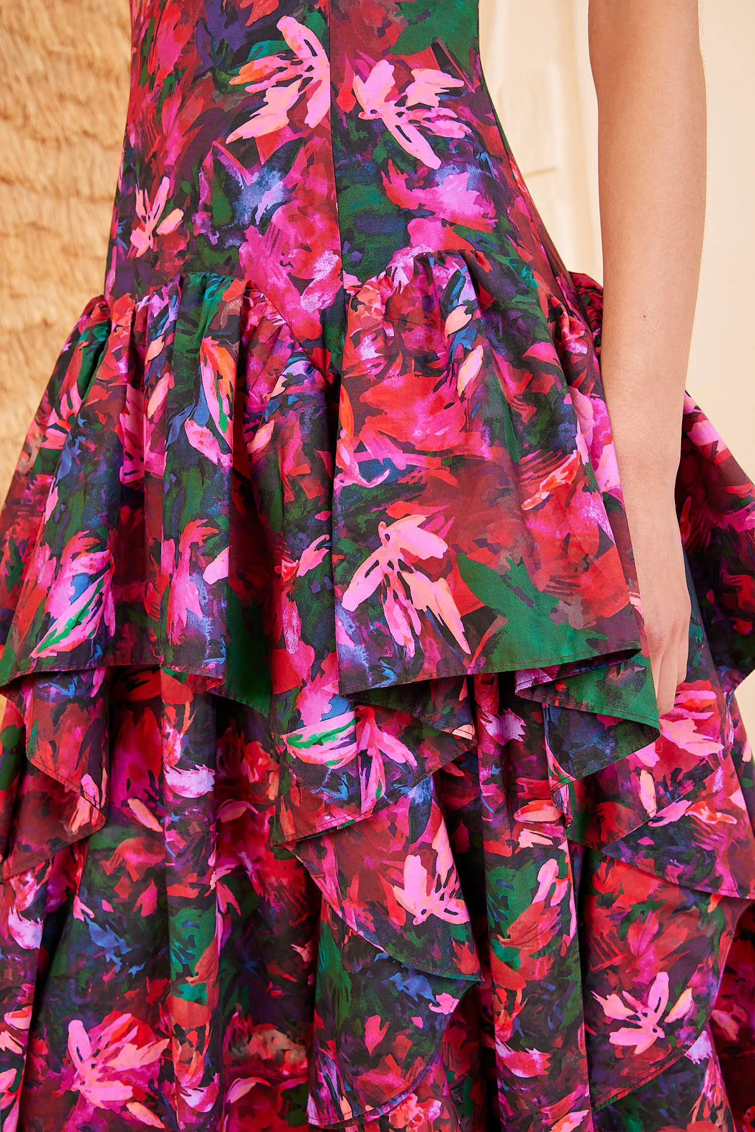Mural Dress - Hibiscus