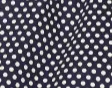 Navy Blue White Polka Dot Swing Dress