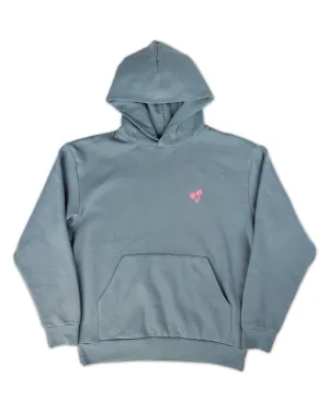 Neon Palms Comfort Hoodie - Blue Magic