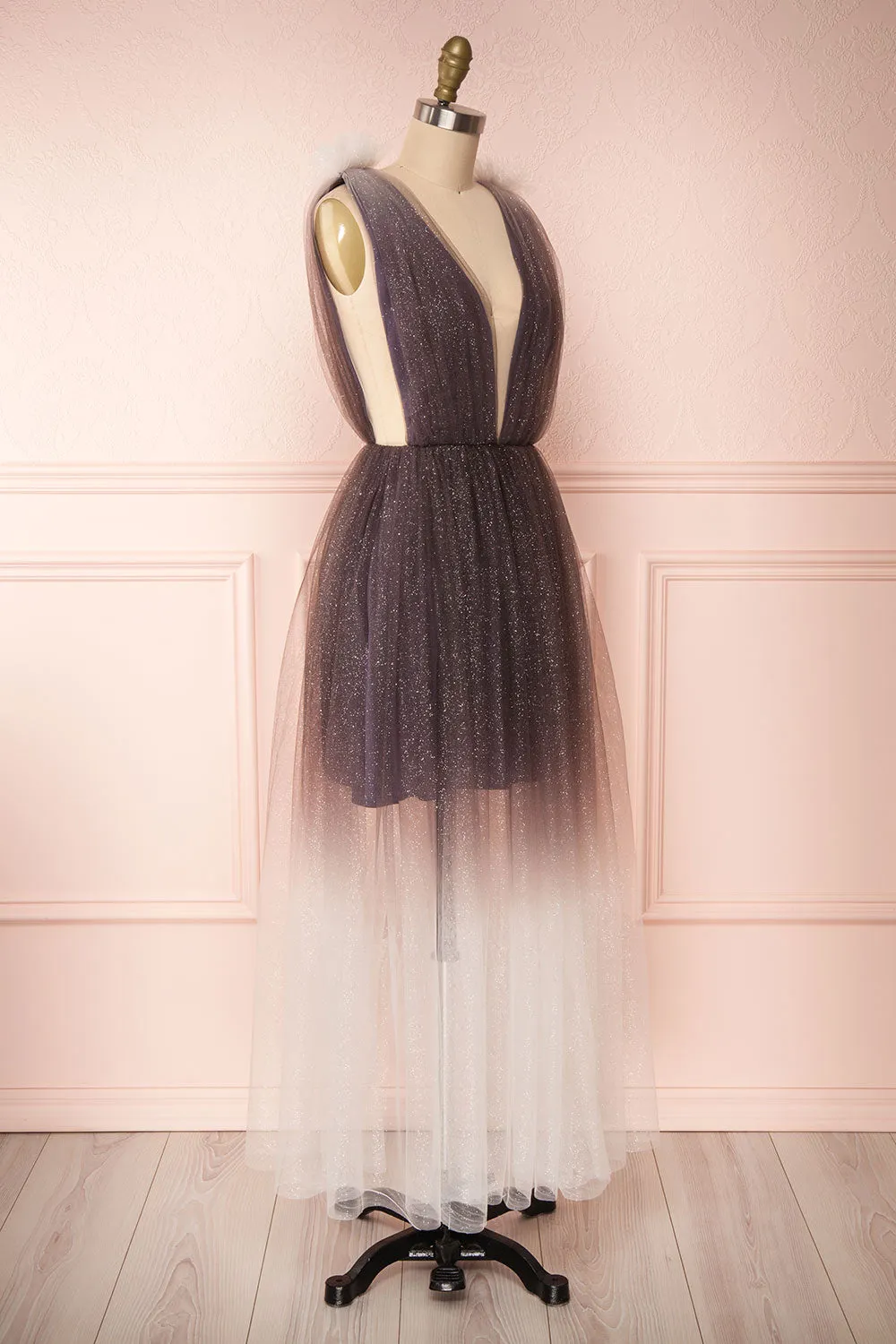 Oksana | Purple Ombré Dress