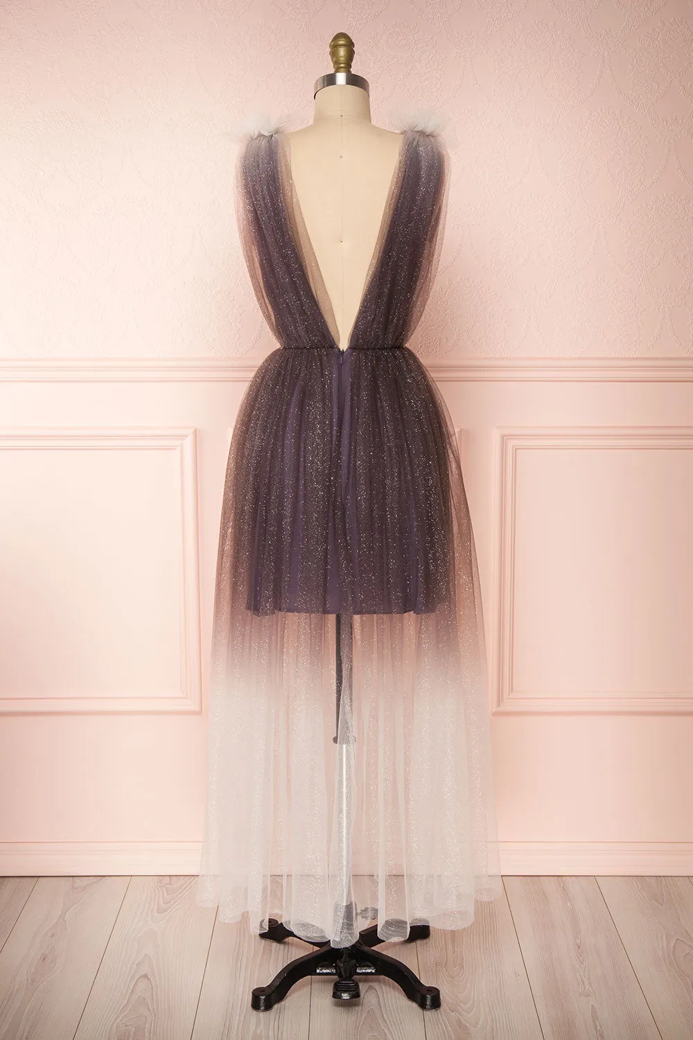 Oksana | Purple Ombré Dress