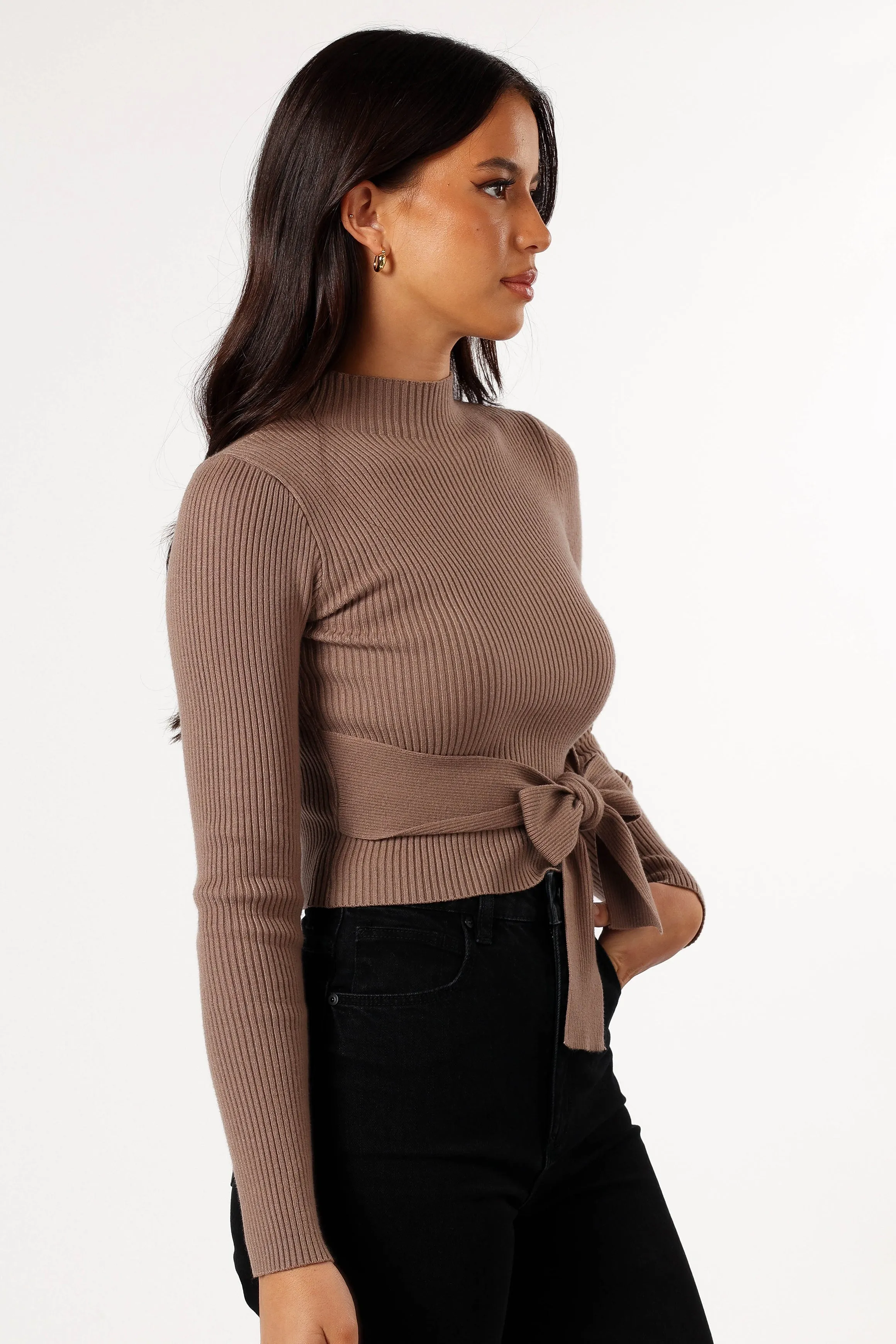 Paige Top - Brown