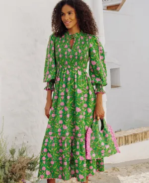 Pink City Prints Izzy Amazonian Jungle Dress
