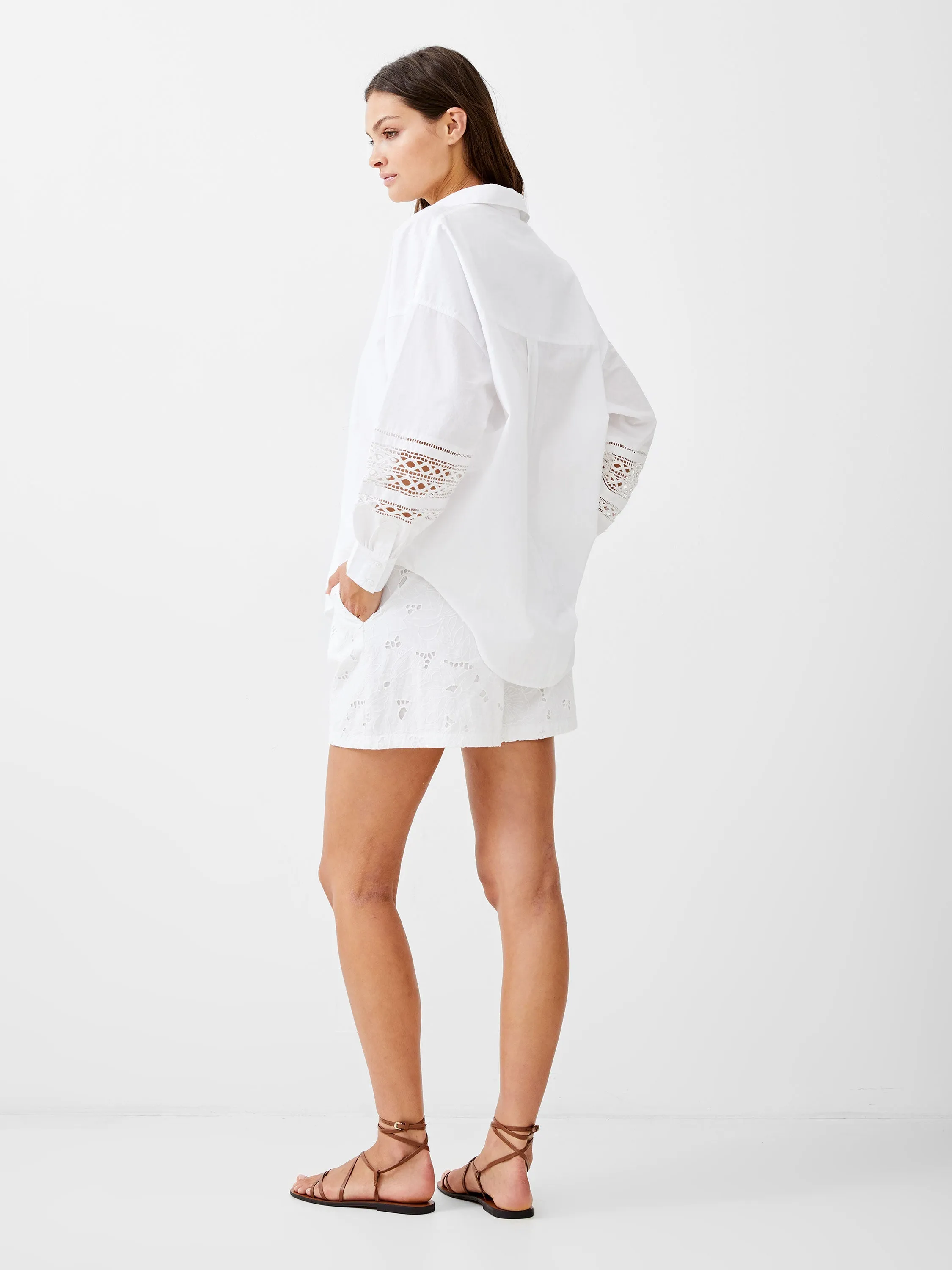 Rhodes Embroidered Long Sleeve Popover Shirt