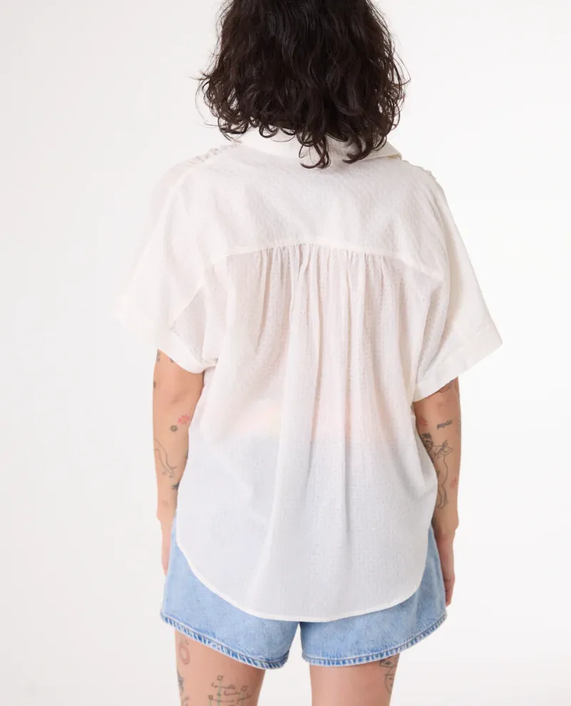 Sacre Coeur Louisa Ecru Check Shirt