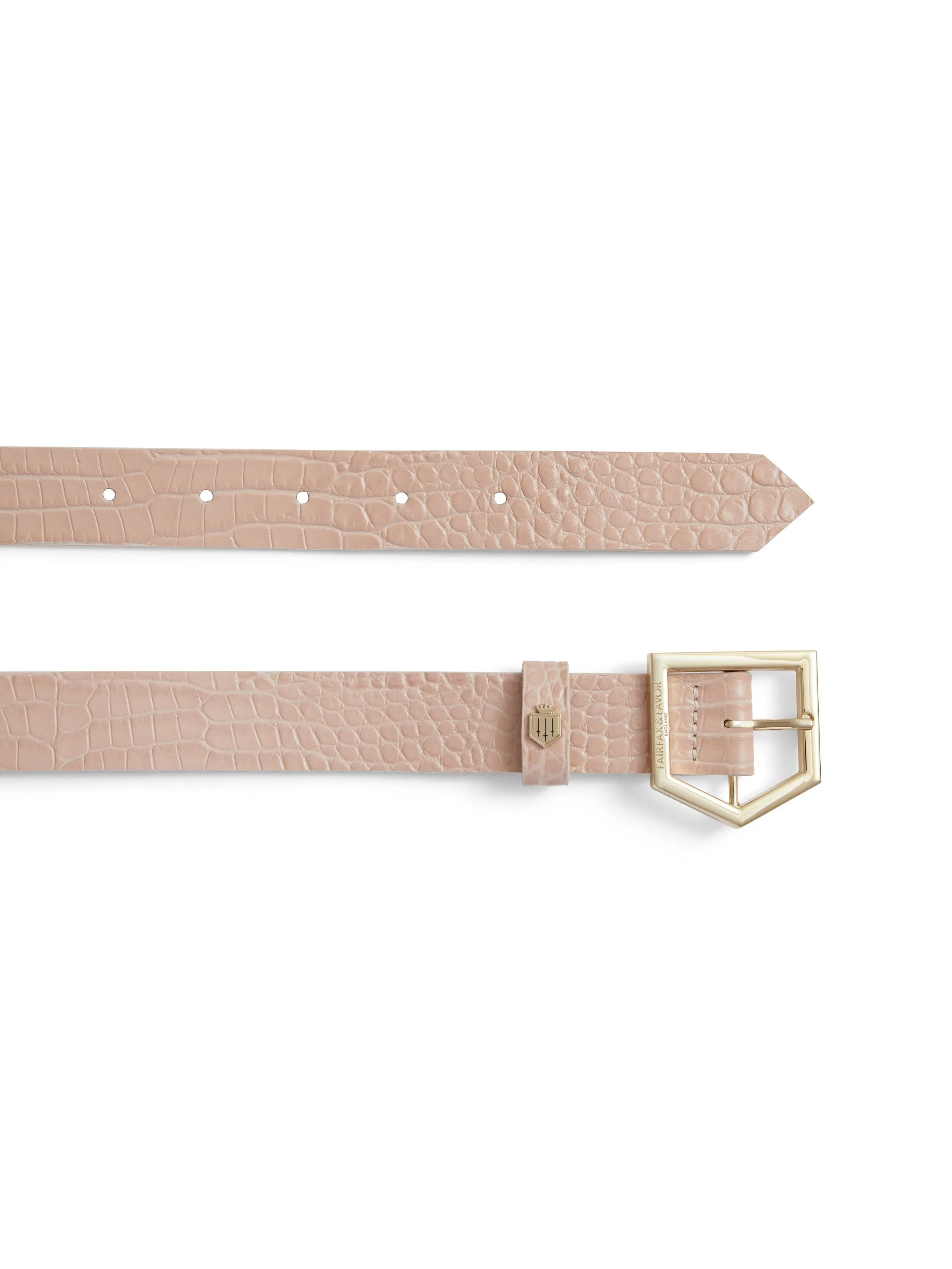 Sennowe Belt - Blush Croc
