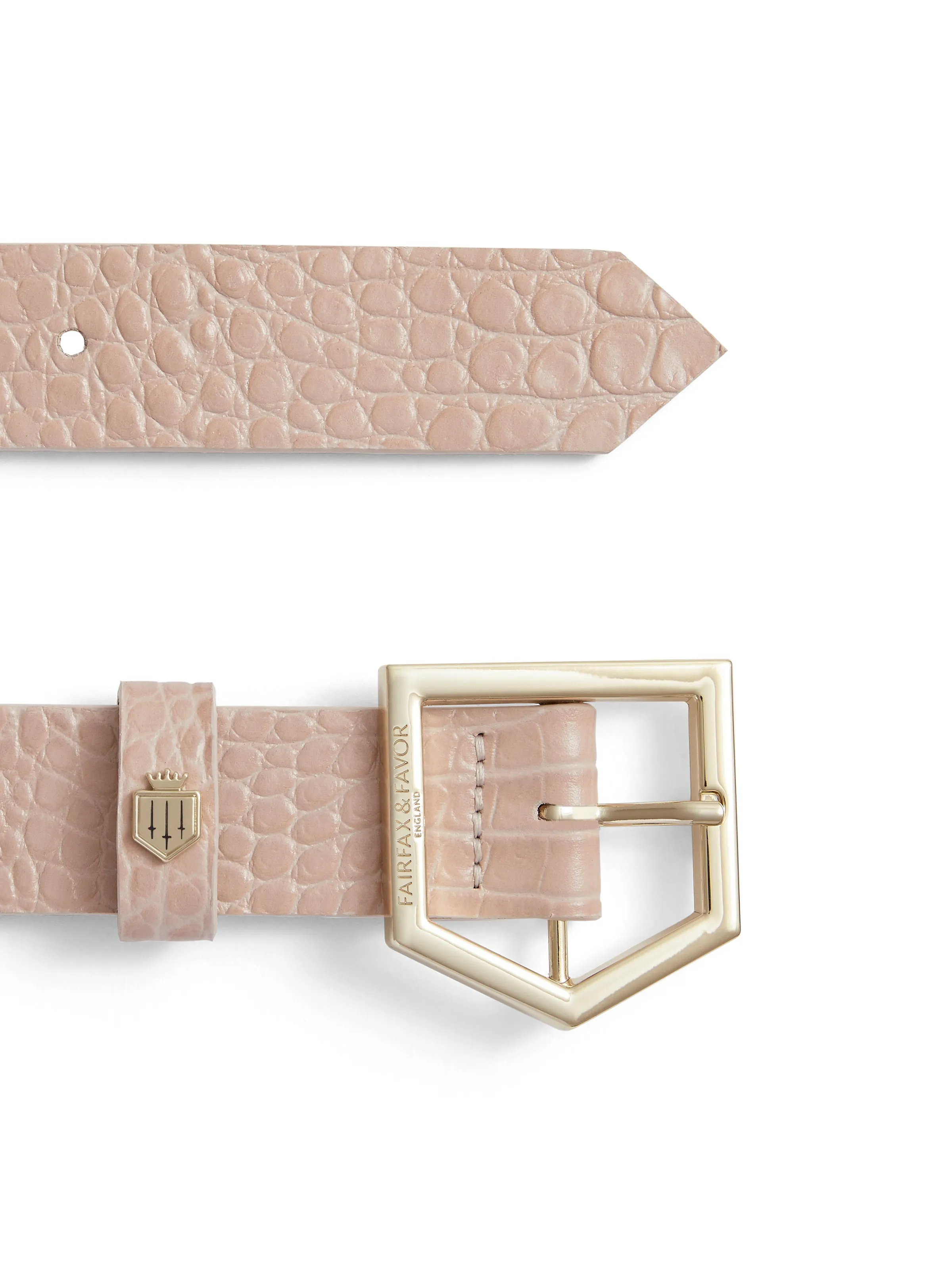 Sennowe Belt - Blush Croc