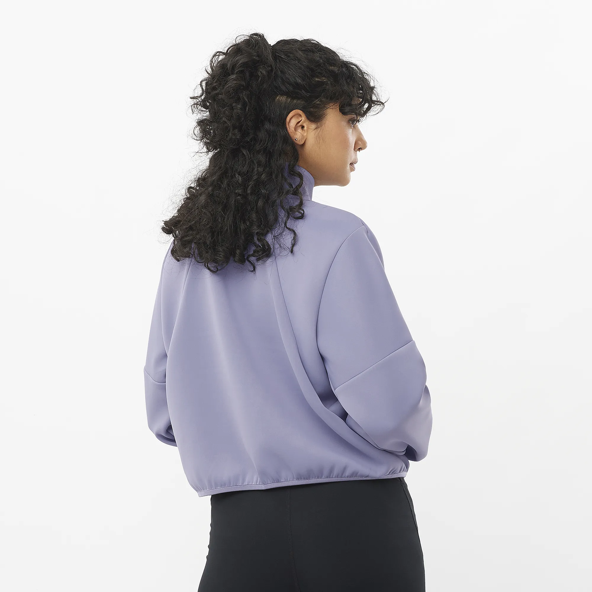 SHAKEout HALF-ZIP CROP SWEATER WOMEN'S