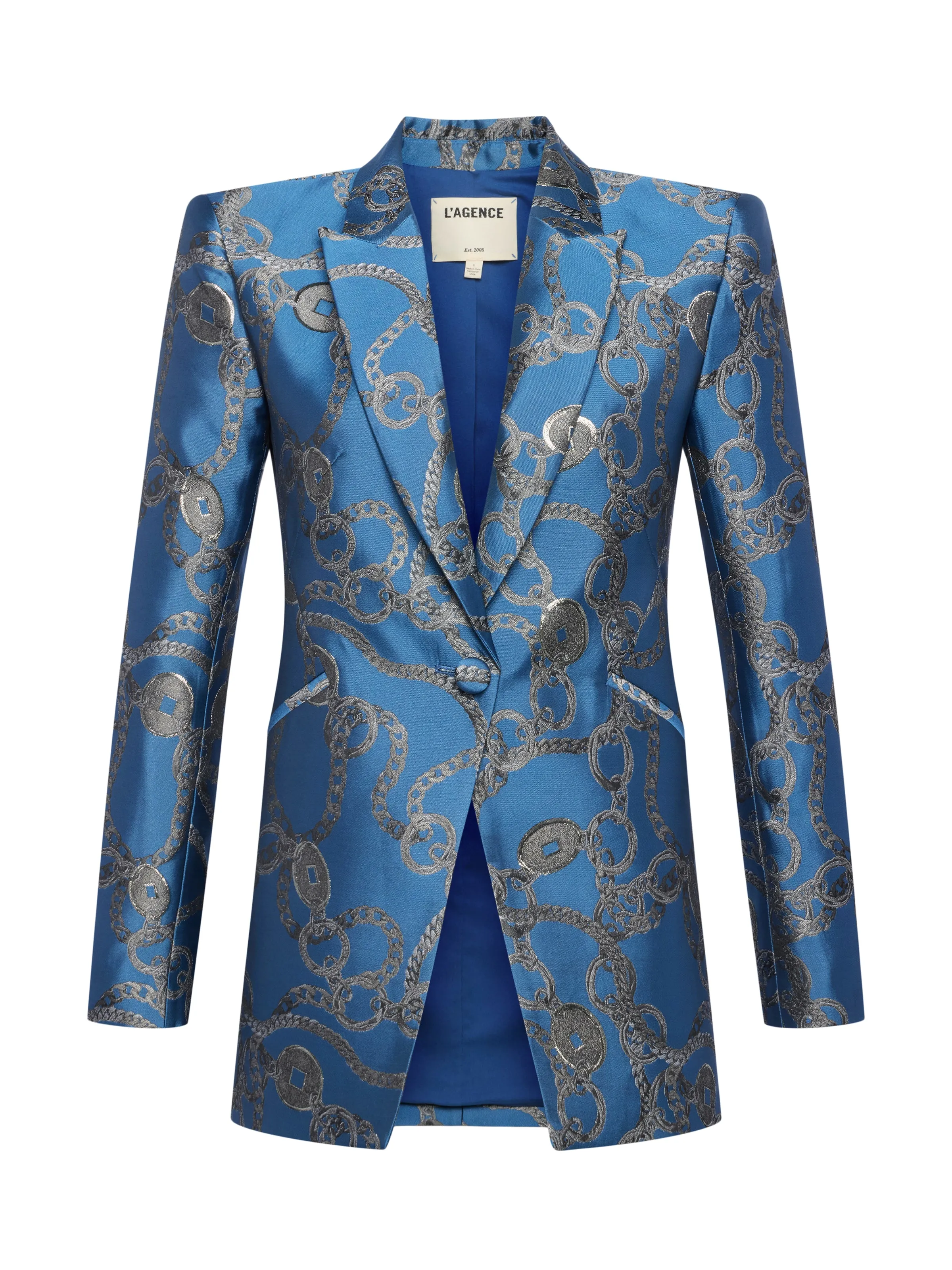 Sheila Longline Jacquard Blazer