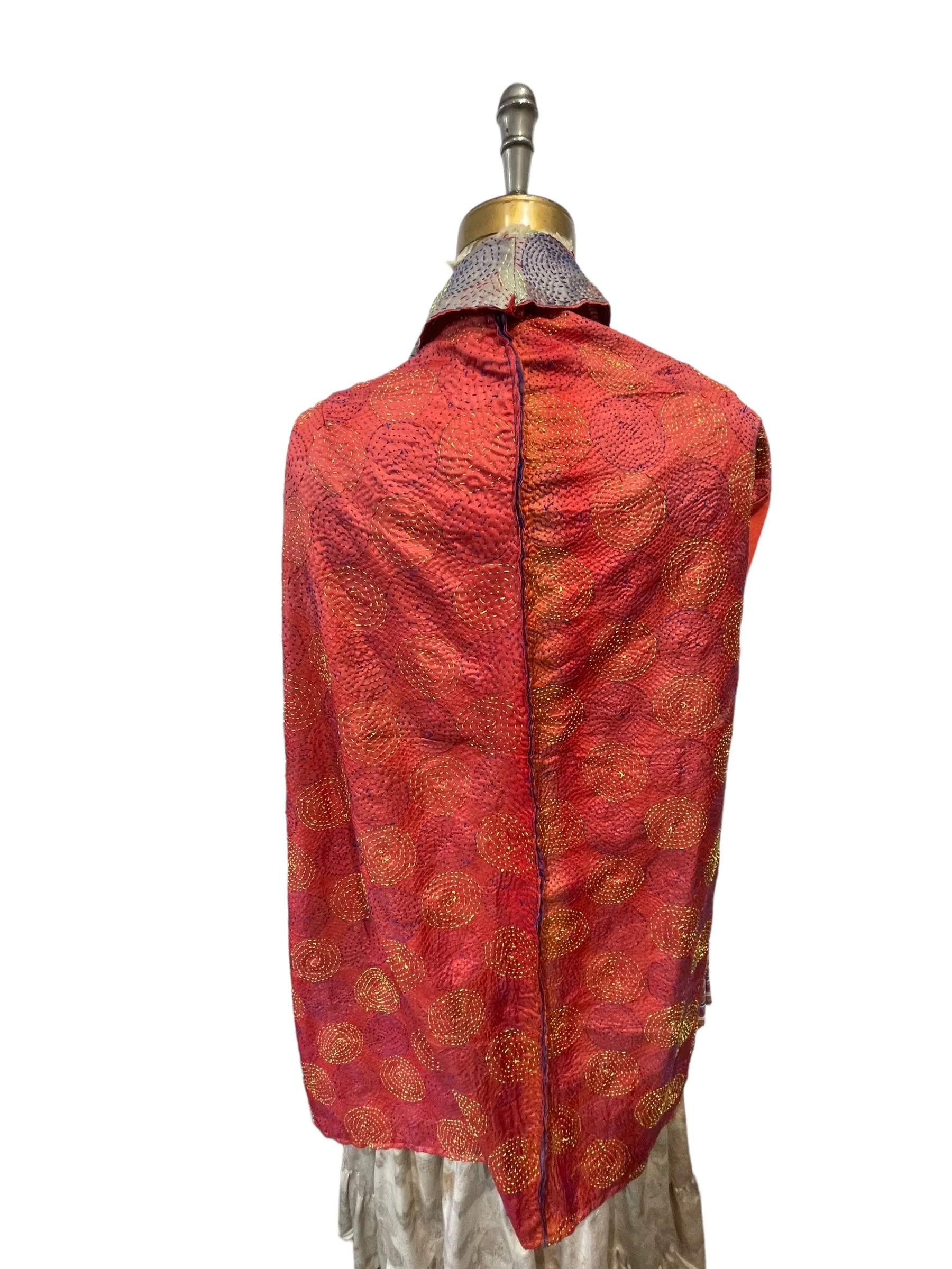 Silk kantha Jacket