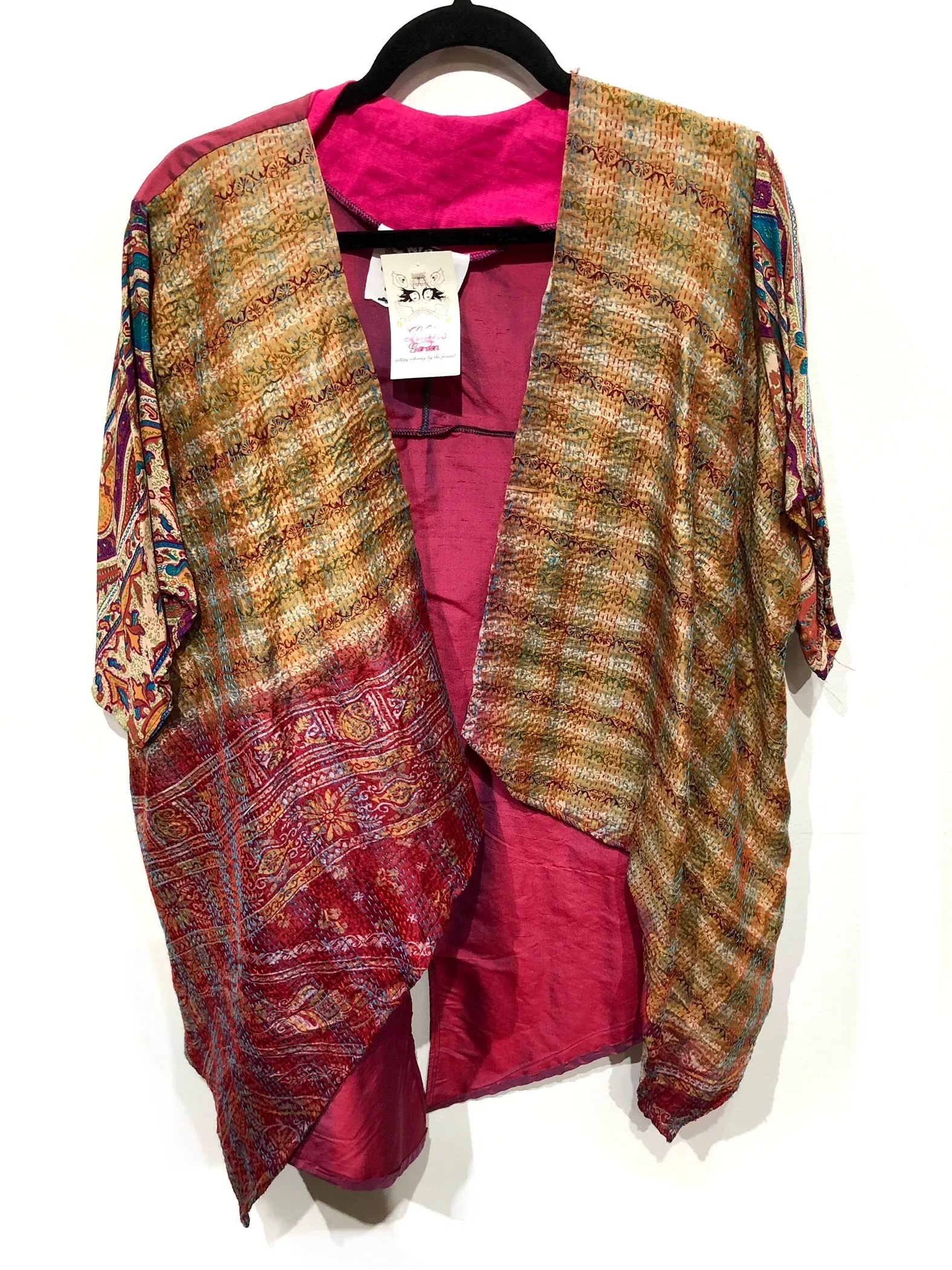 Silk kantha Jacket
