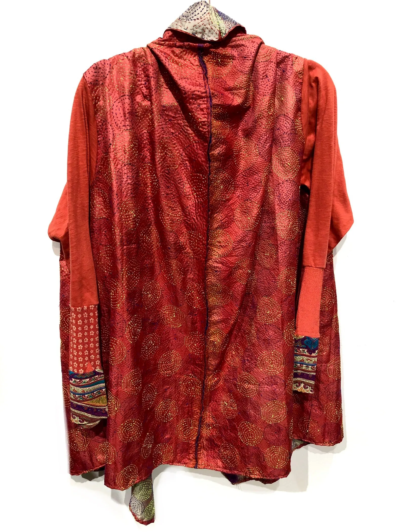 Silk kantha Jacket