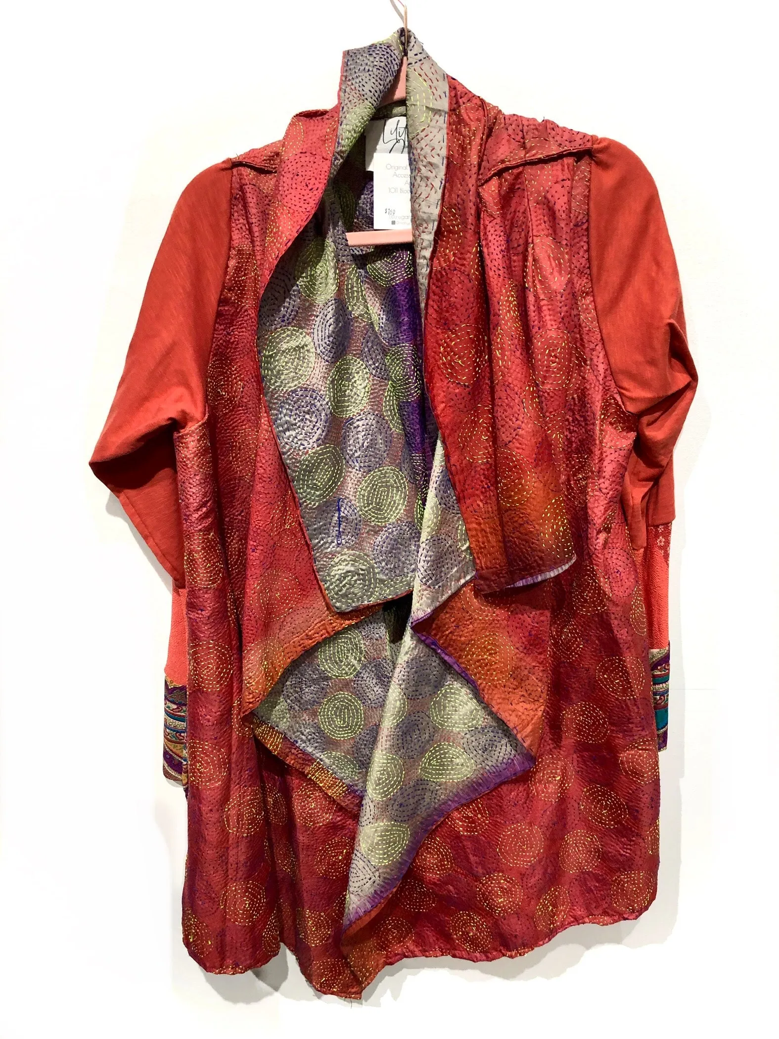 Silk kantha Jacket