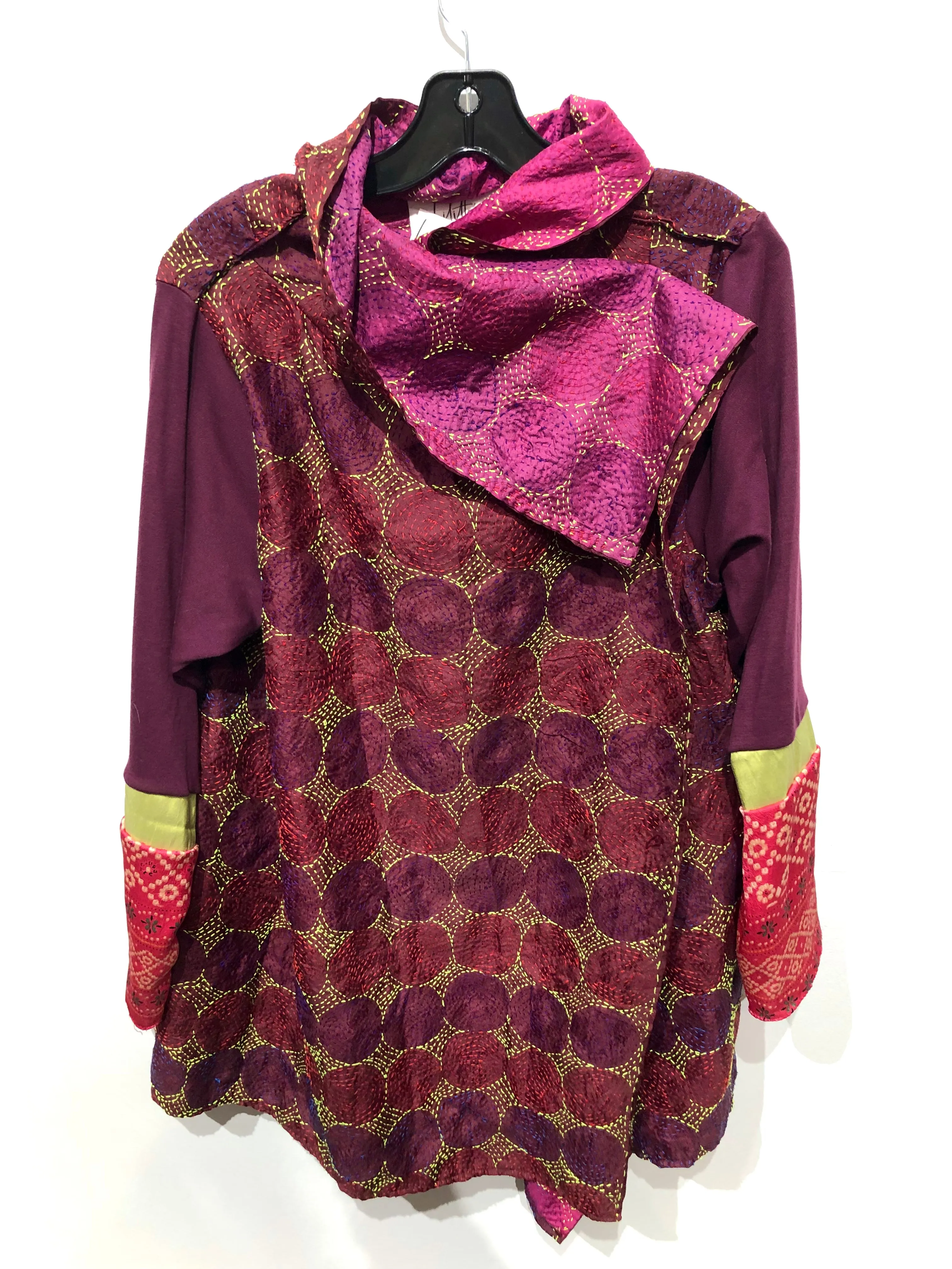 Silk kantha Jacket