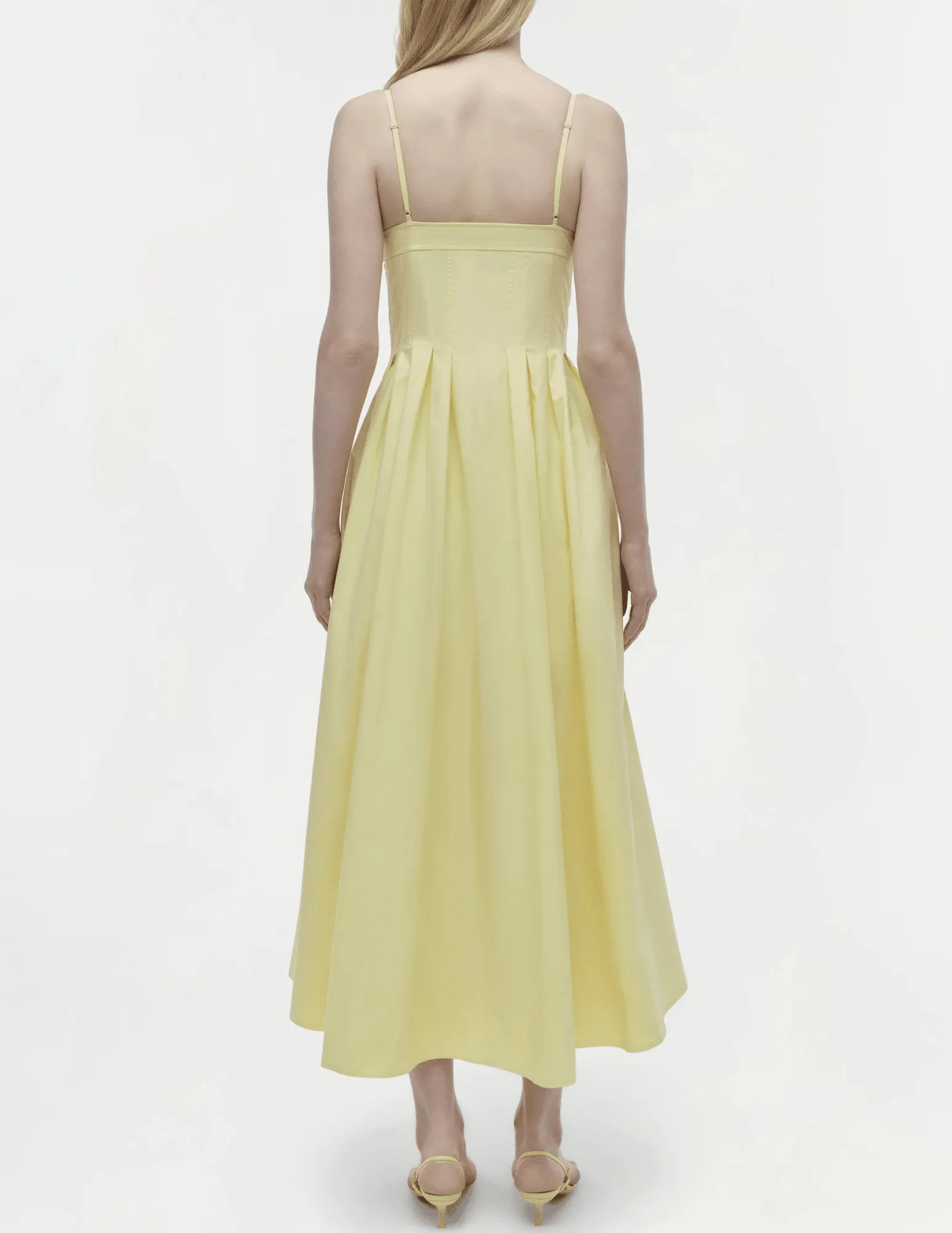 Simkhai Kittiya Bustier Sleeveless Midi Dress