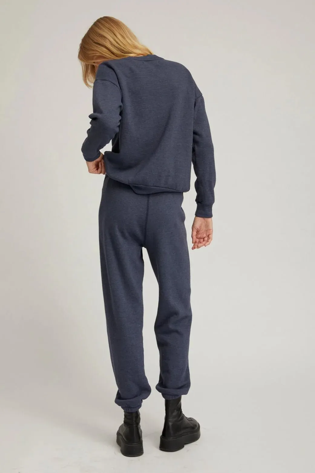 SPRWMN - Navy Heart Sweatpants