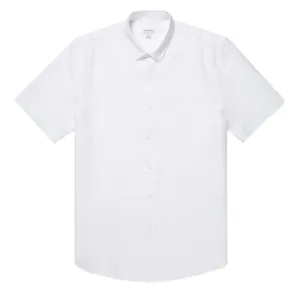Sunspel SS Linen Shirt White
