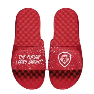 Team USA Future Looks Bright Red Speckle Comfort Slides