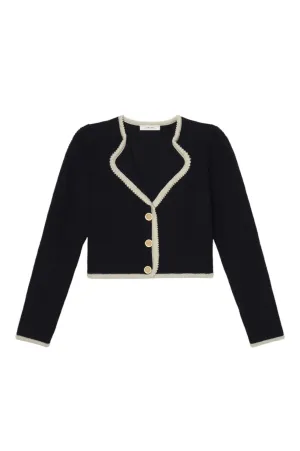The Corded Cardi - Navy Multi