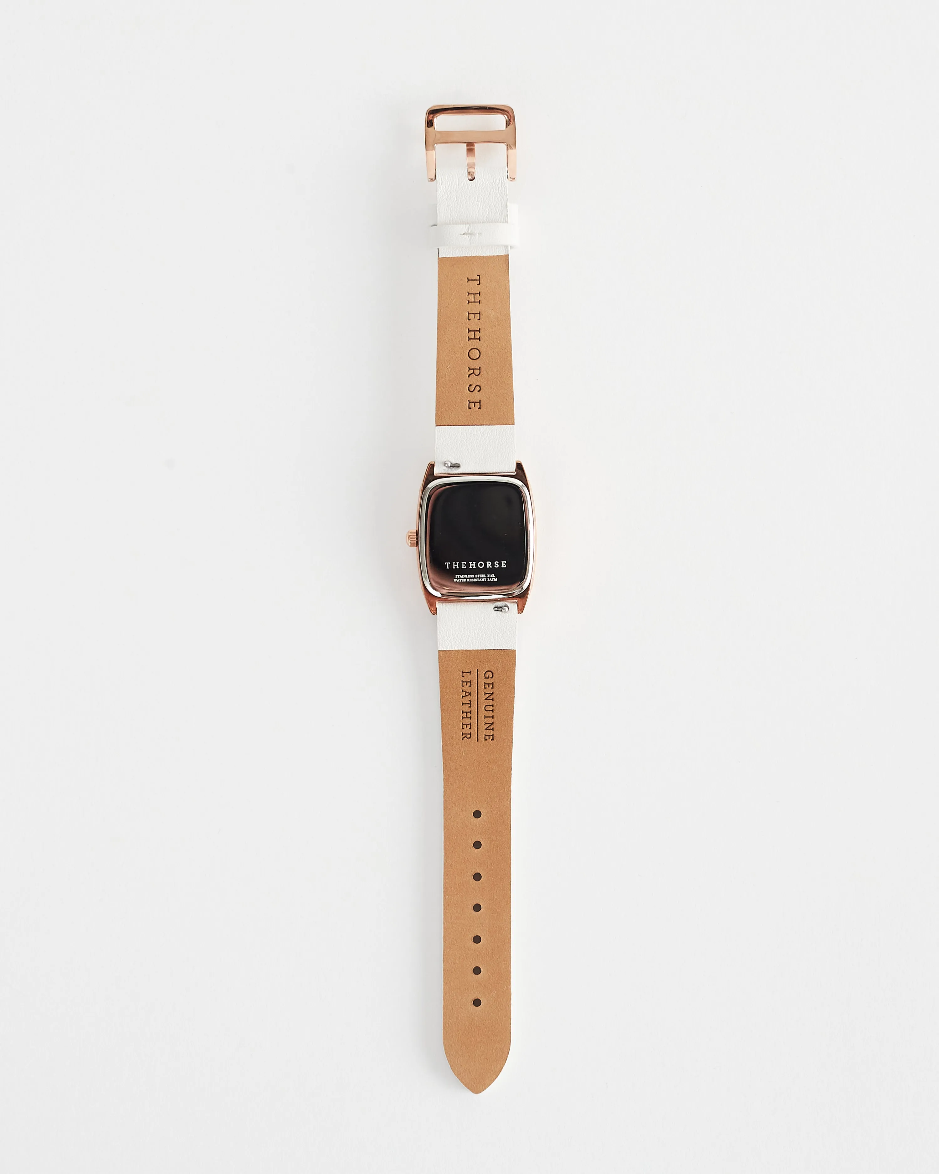 The Dress Watch: Rose Gold Case / White Dial / Milk Leather